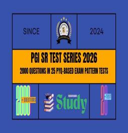 PGI SR Test Series 2026 – 2000 Questions in 25 PYQ-Based Exam Pattern Tests V2